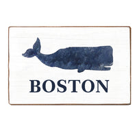 Whale Personalized_Yes XL Block Sign