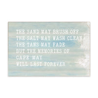 Memories Last Forever Personalized Block Sign