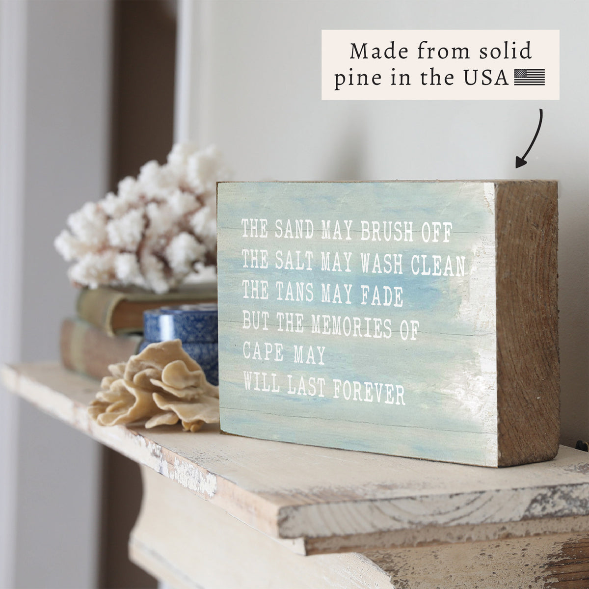 Memories Last Forever Personalized Block Sign