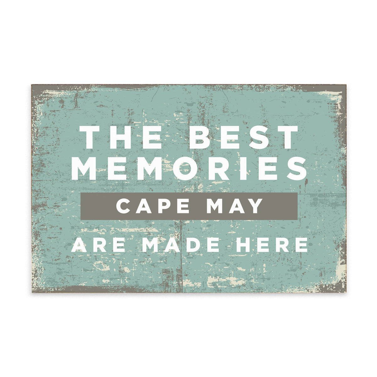 Best Memories Made Here Personalized Block Sign