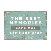 Best Memories Made Here Personalized Block Sign