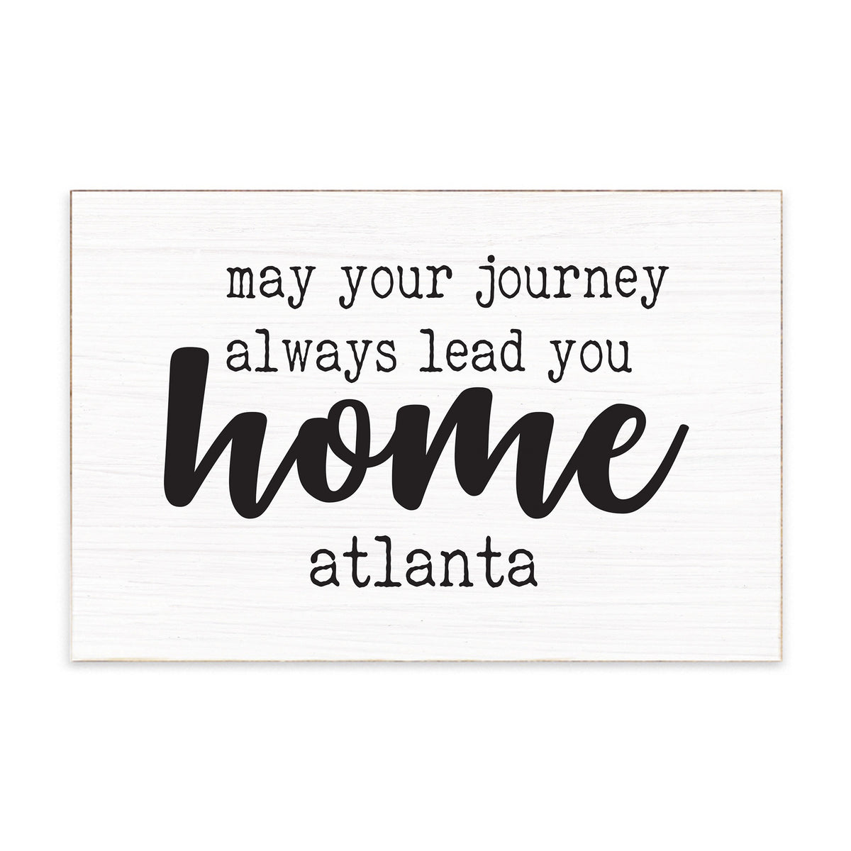 Journey Lead You Home Personalized Block Sign