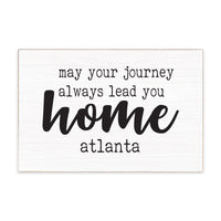 Journey Lead You Home Personalized Block Sign
