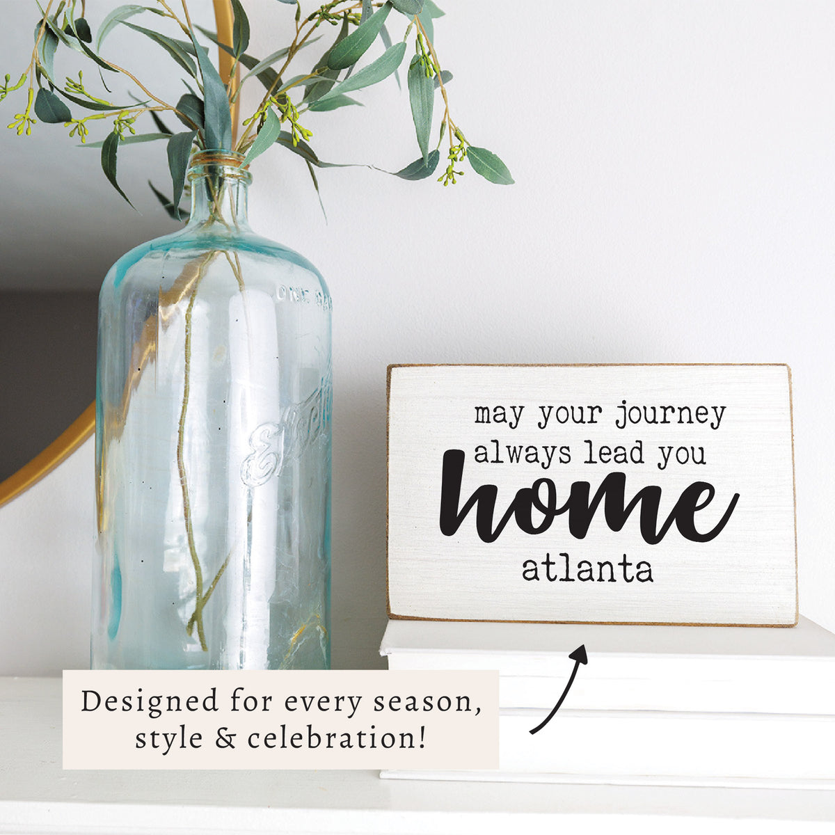 Journey Lead You Home Personalized Block Sign