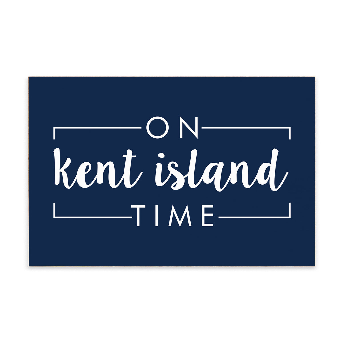 On Time Personalized Block Sign