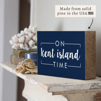 On Time Personalized Block Sign