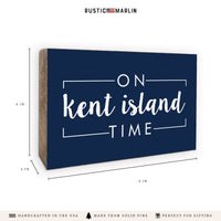 On Time Personalized Block Sign