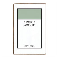 Game Board Tile Green Personalized_Yes XL Block Sign