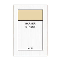 Game Board Tile Yellow Personalized Block Sign