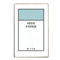 Game Board Tile Sea Blue Personalized_Yes XL Block Sign