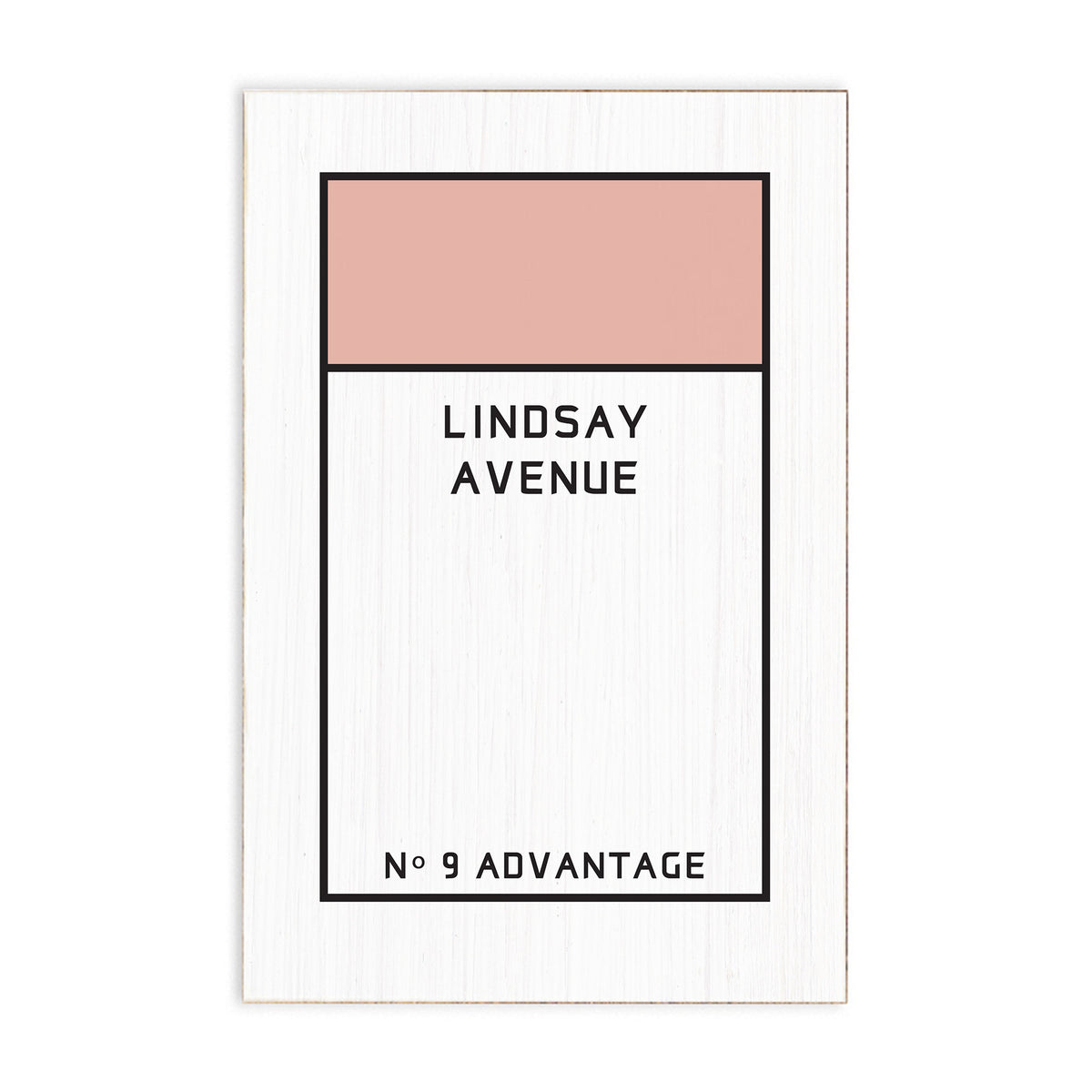 Game Board Tile Pink Personalized Block Sign