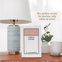 Game Board Tile Pink Personalized Block Sign