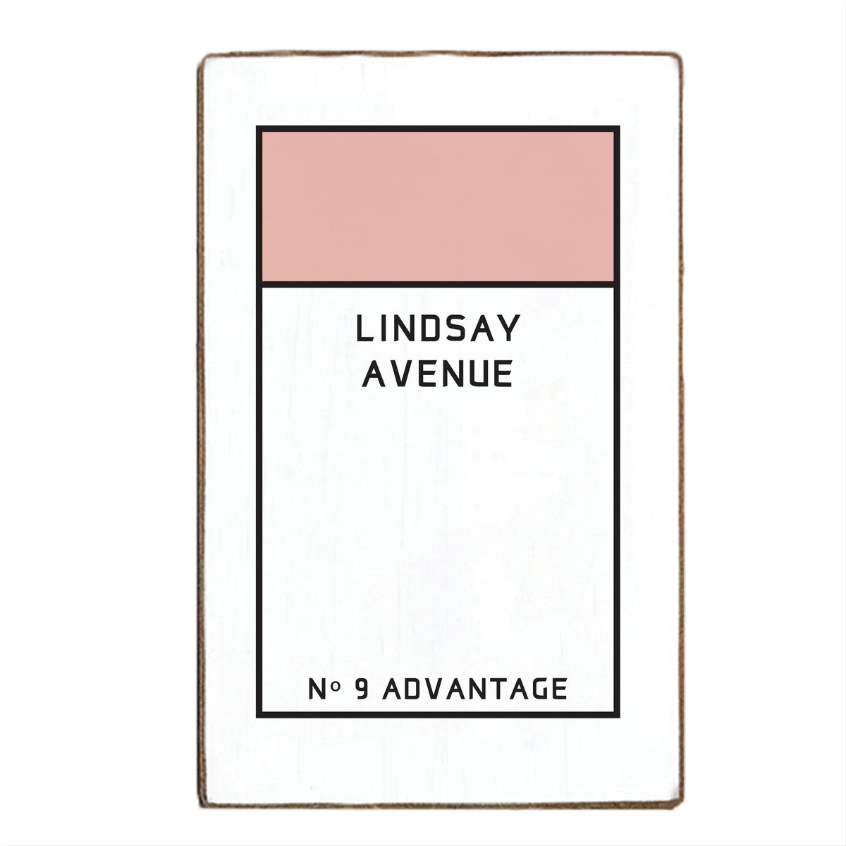 Game Board Tile Pink Personalized_Yes XL Block Sign