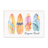 Surfboards Personalized Block Sign