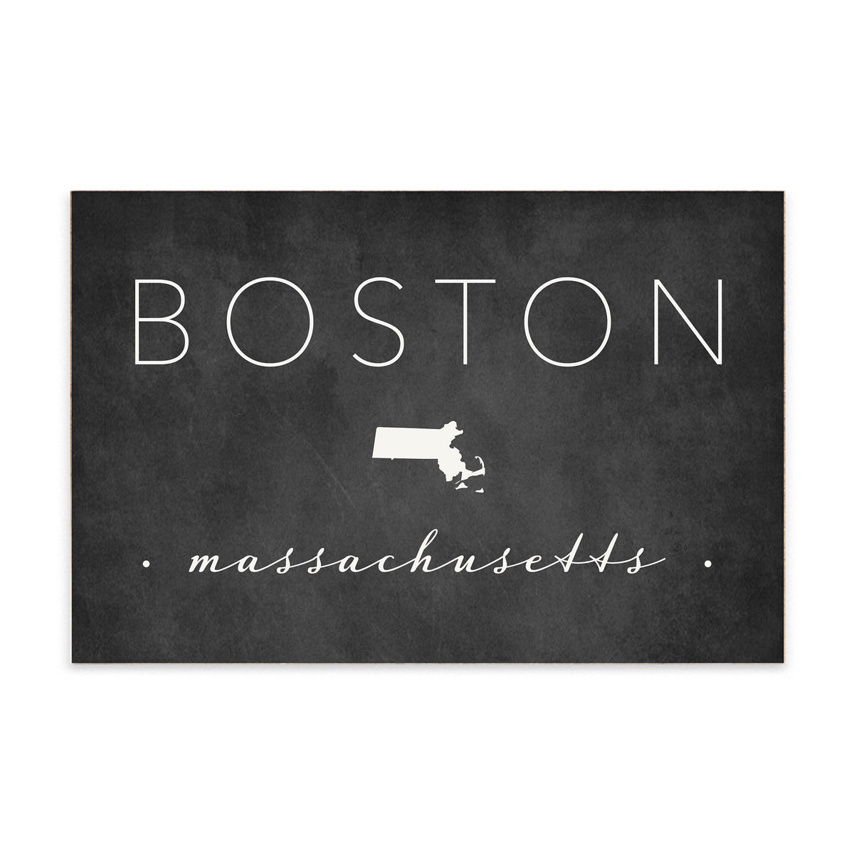 City And State Personalized Block Sign
