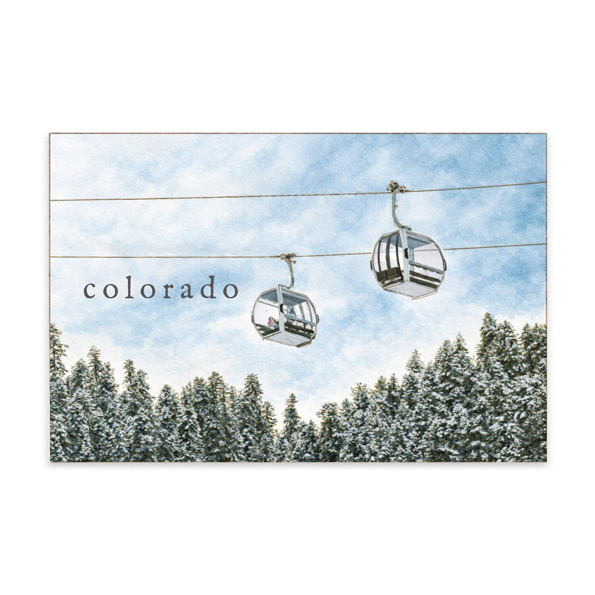 Ski Gondala Personalized Block Sign