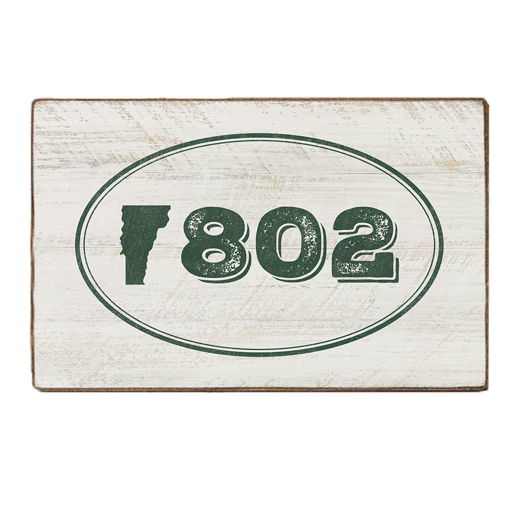 Vermont 802 Block Sign