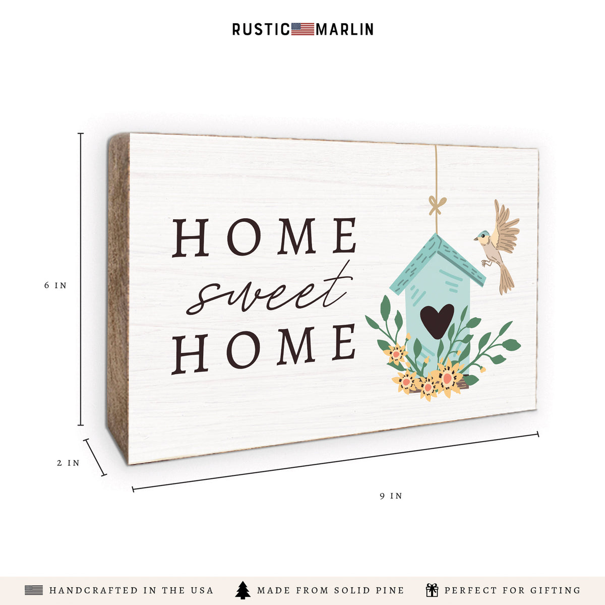 Home Sweet Home Block Sign