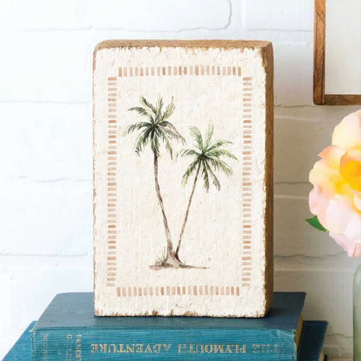Palm Trees Block Sign