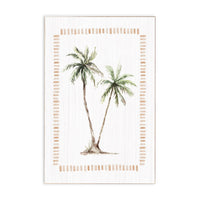 Palm Trees Block Sign