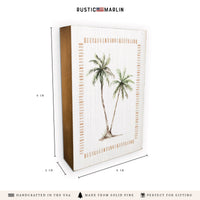 Palm Trees Block Sign