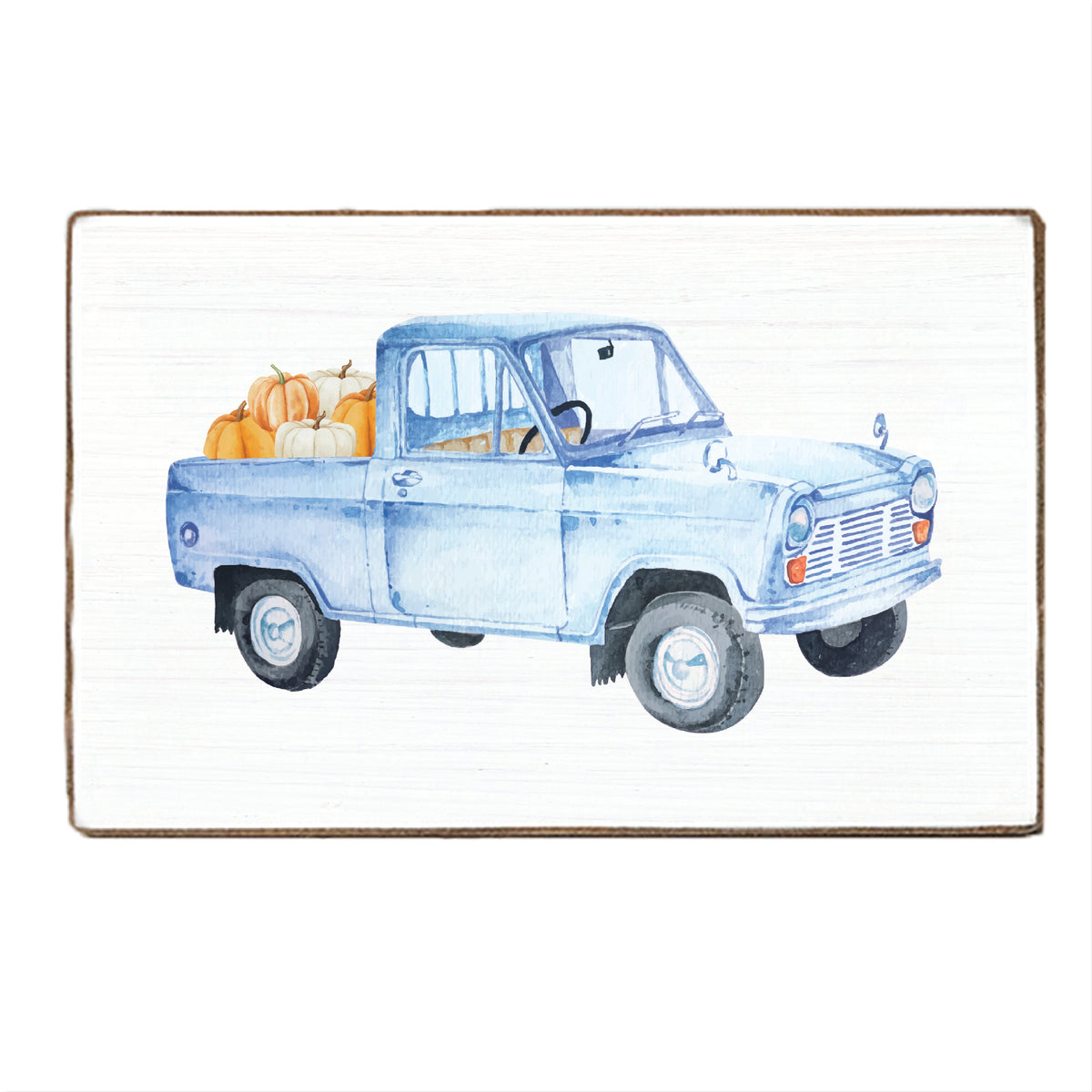Harvest Truck Block Sign