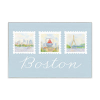 Boston Stamps Block Sign