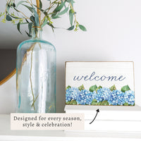 Hydrangea Bloom Block Sign
