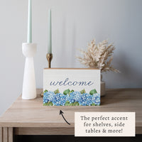 Hydrangea Bloom Block Sign