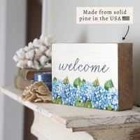Hydrangea Bloom Block Sign