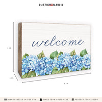 Hydrangea Bloom Block Sign