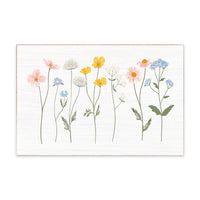 Wildflowers Block Sign