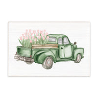Fresh Blooms Truck Block Sign