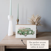 Fresh Blooms Truck Block Sign