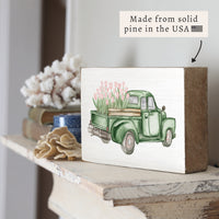 Fresh Blooms Truck Block Sign