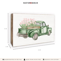 Fresh Blooms Truck Block Sign
