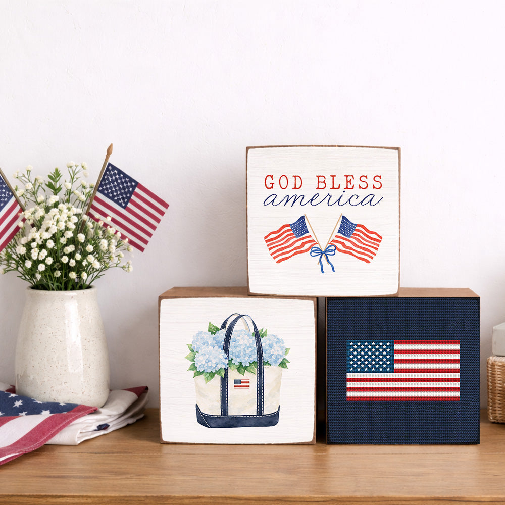 Americana Block Sign Bundle
