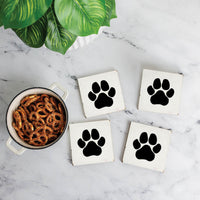 Bear Paw Coaster Set