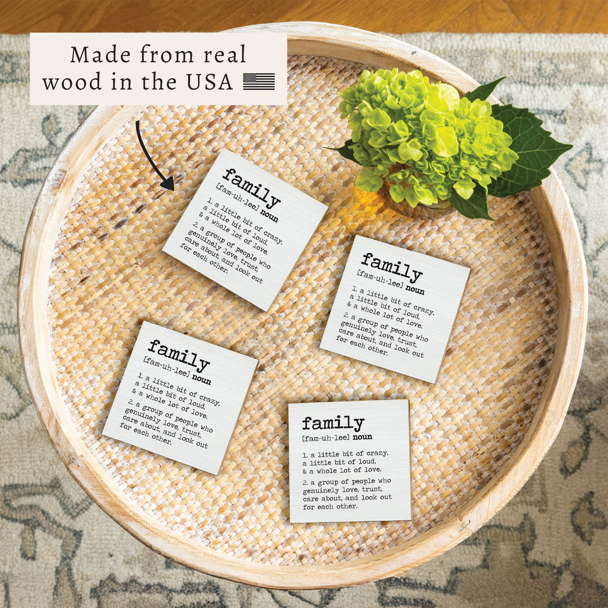 Family Definition Coaster Set