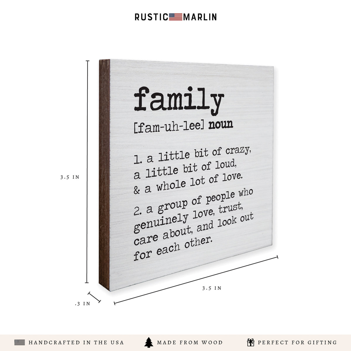 Family Definition Coaster Set