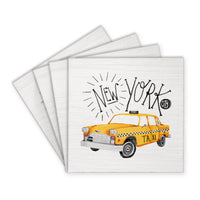 New York Taxi Coaster Set