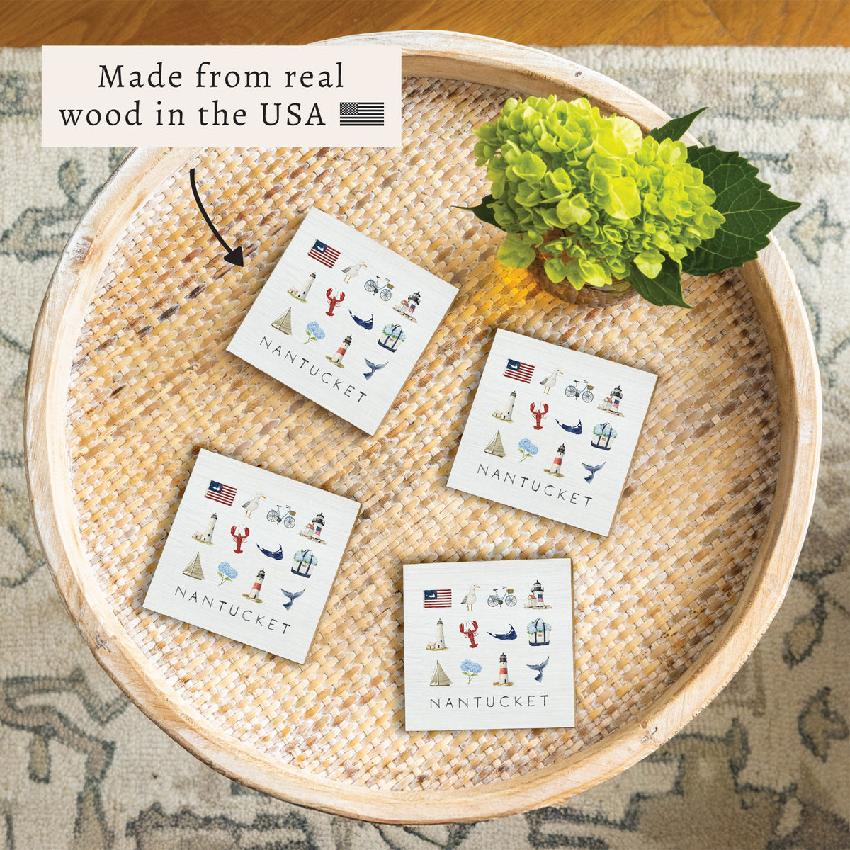 Nantucket Icons Coaster Set