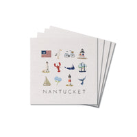 Nantucket Icons Coaster Set
