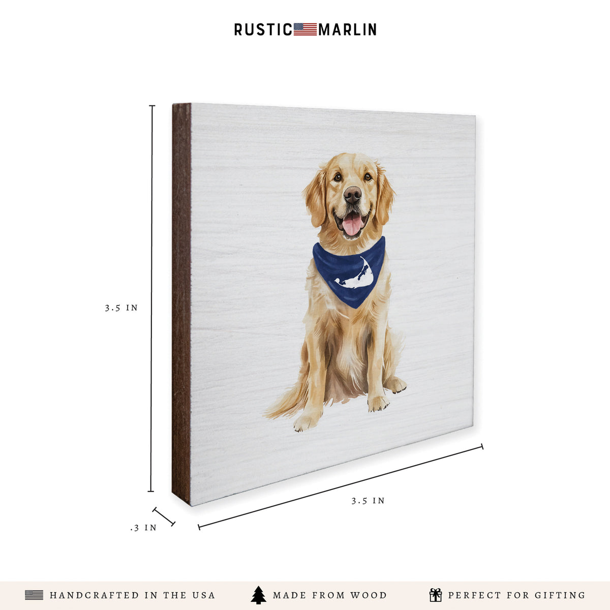 Nantucket Dog Coaster Set