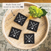 Chicago Sox Baseball Bats Coaster