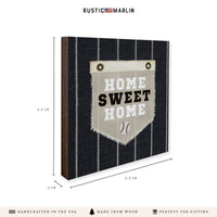 Home Sweet Home Sox Stripes Coaster
