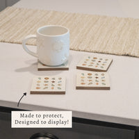 Shell Icons Coaster Set