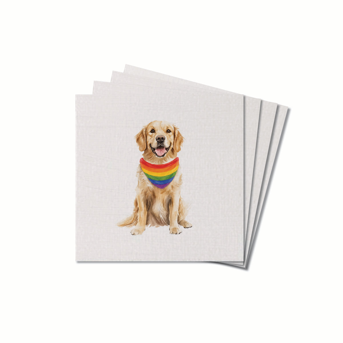 Pride Dog  Coaster Set