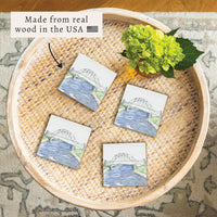 Watercolor Bridge Coaster Set