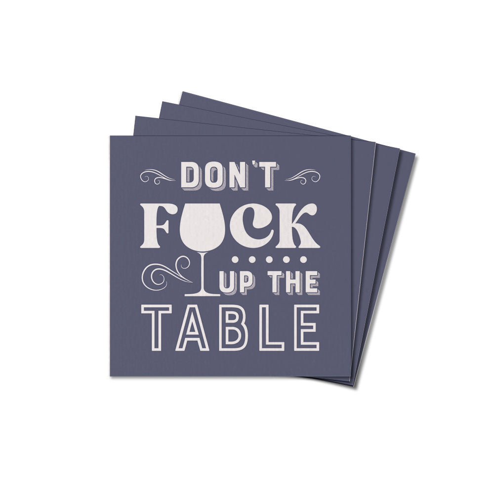 Don't F Up The Table Coaster Set